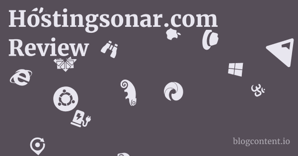 Hostingsonar.com Review 1 by Partners
