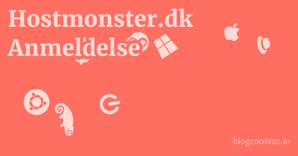 Hostmonster.dk Anmeldelse 1 by Partners