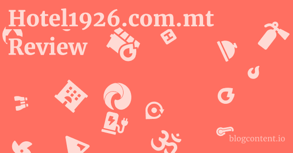 Hotel1926.com.mt Review