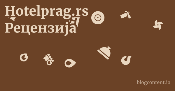 Hotelprag.rs Рецензија 1 by Partners