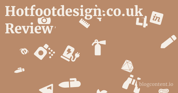 Hotfootdesign.co.uk Review 1 by Partners