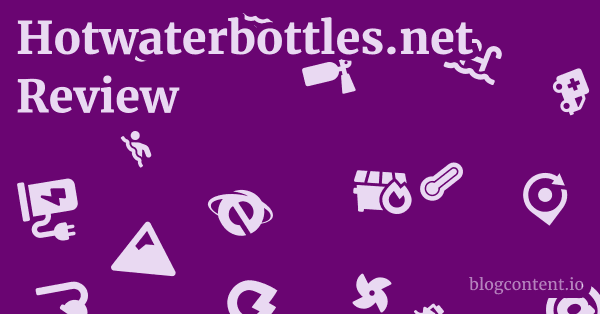 Hotwaterbottles.net Review 1 by Partners