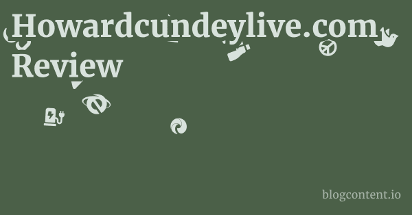 Howardcundeylive.com Review 1 by Partners