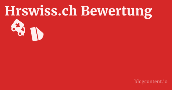 Hrswiss.ch Bewertung 1 by Partners