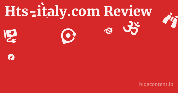 Hts-italy.com Review 1 by Partners