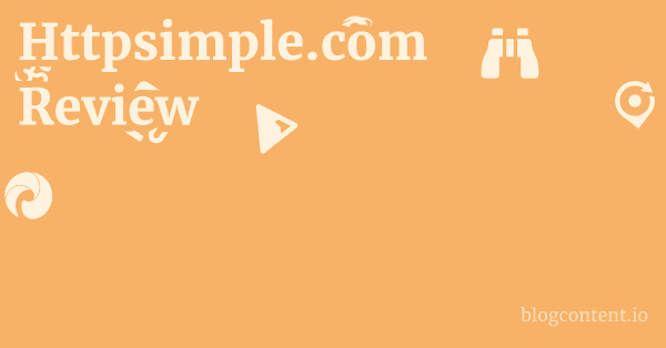 Httpsimple.com Review 1 by Partners