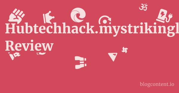 Hubtechhack.mystrikingly.com Review 1 by Partners