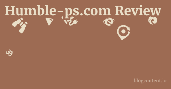 Humble-ps.com Review 1 by Partners