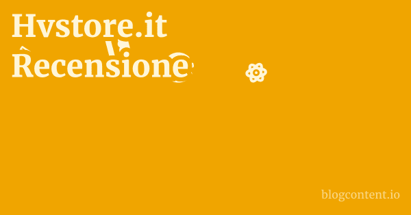 Hvstore.it Recensione 1 by Partners