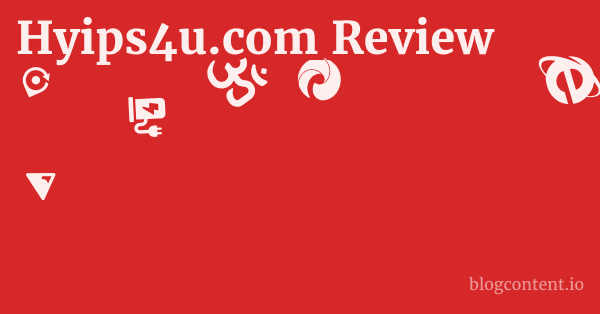 Hyips4u.com Review 1 by Partners