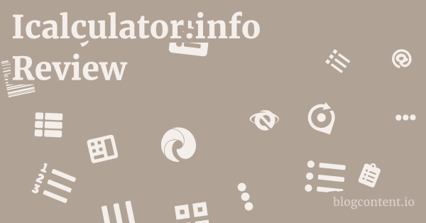 Icalculator.info Review 1 by Partners