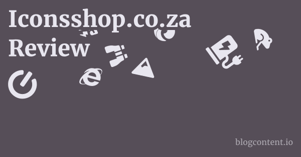 Iconsshop.co.za Review