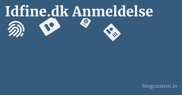 Idfine.dk Anmeldelse 1 by Partners