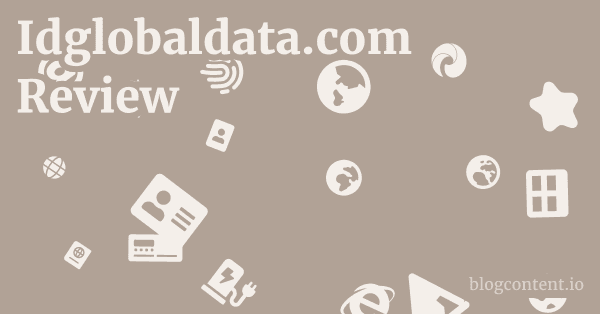 Idglobaldata.com Review 1 by Partners