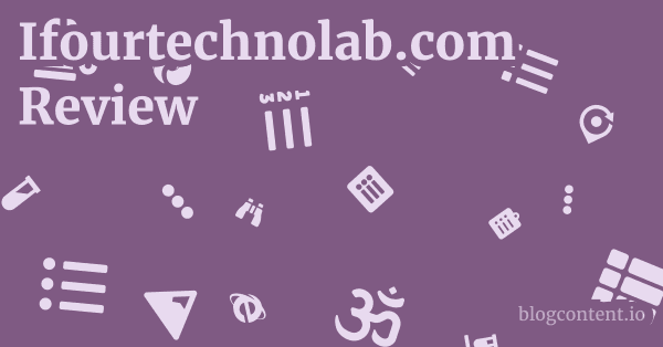 Ifourtechnolab.com Review 1 by Partners