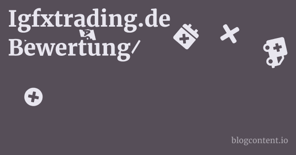 Igfxtrading.de Bewertung 1 by Partners