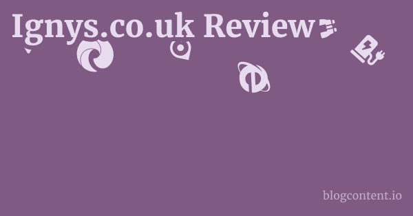 Ignys.co.uk Review 1 by Partners