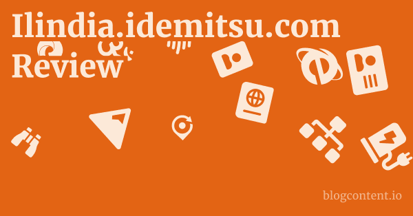 Ilindia.idemitsu.com Review 1 by Partners