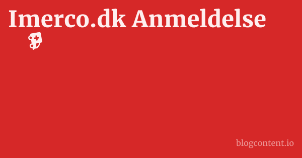 Imerco.dk Anmeldelse 1 by Partners