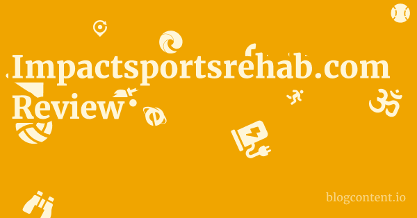 Impactsportsrehab.com Review 1 by Partners