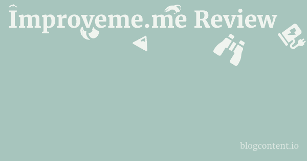 Improveme.me Review 1 by Partners