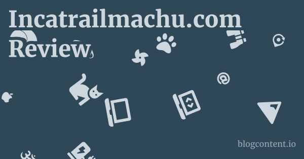 Incatrailmachu.com Review 1 by Partners