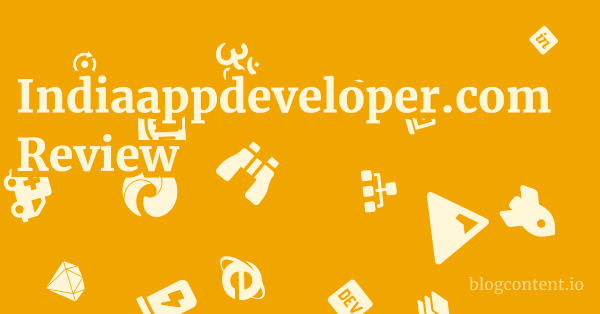 Indiaappdeveloper.com Review 1 by Partners