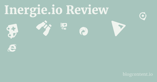 Inergie.io Review 1 by Partners