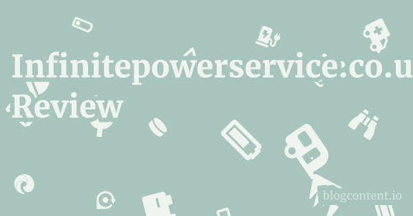 Infinitepowerservice.co.uk Review 1 by Partners