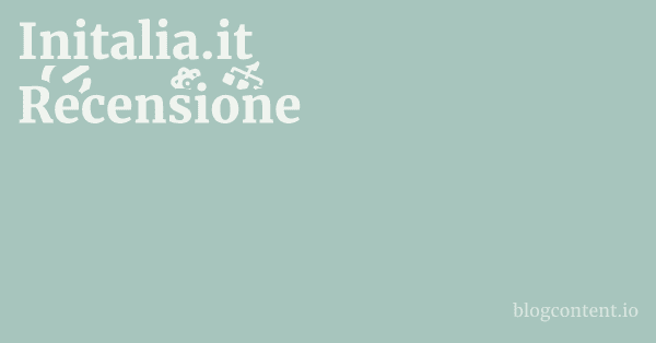 Initalia.it Recensione 1 by Partners