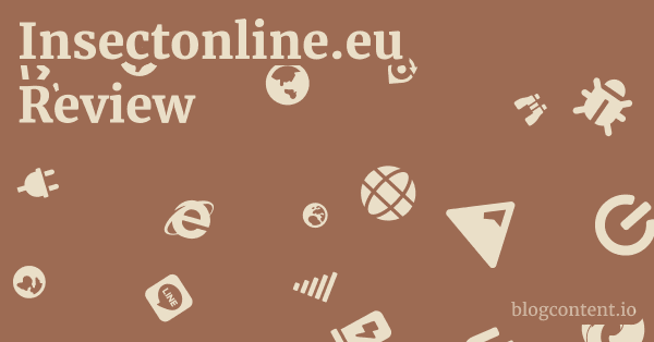 Insectonline.eu Review 1 by Partners