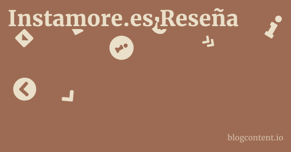 Instamore.es Reseña 1 by Partners