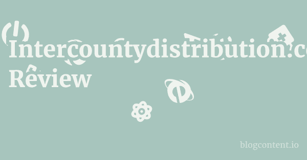 Intercountydistribution.com Review 1 by Partners