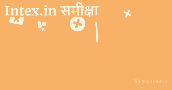 Intex.in समीक्षा 1 by Partners
