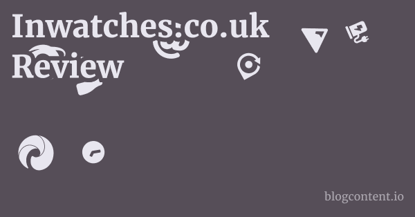 Inwatches.co.uk Review 1 by Partners