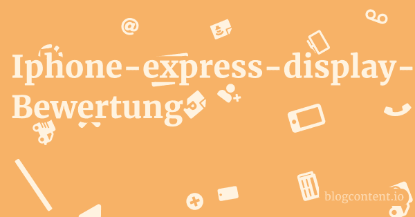 Iphone-express-display-reparatur.de Bewertung 1 by Partners