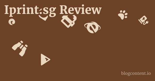 Iprint.sg Review 1 by Partners