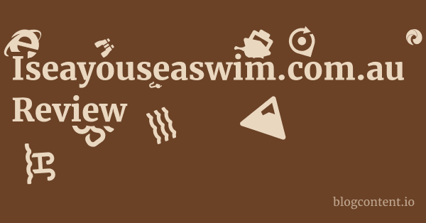 Iseayouseaswim.com.au Review 1 by Partners