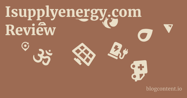 Isupplyenergy.com Review