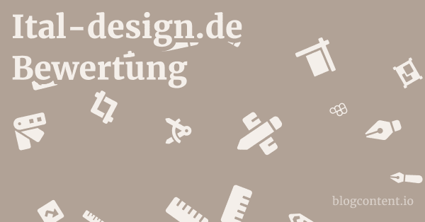 Ital-design.de Bewertung 1 by Partners