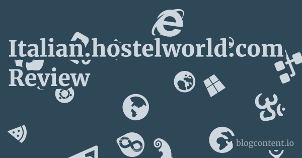 Italian.hostelworld.com Review 1 by Partners