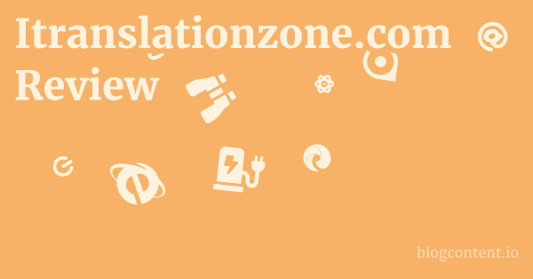 Itranslationzone.com Review 1 by Partners