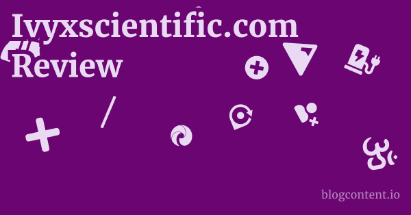 Ivyxscientific.com Review 1 by Partners