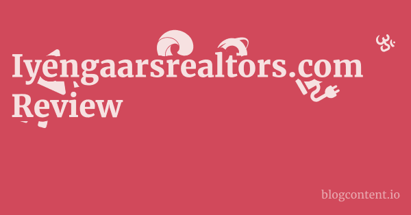 Iyengaarsrealtors.com Review 1 by Partners