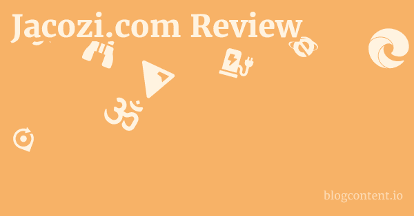 Jacozi.com Review 1 by Partners