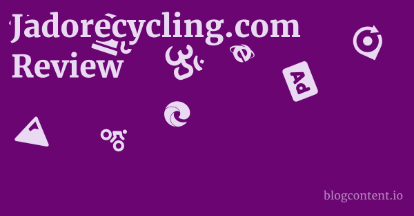 Jadorecycling.com Review 1 by Partners