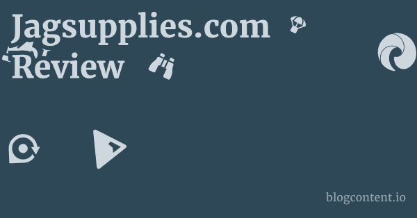 Jagsupplies.com Review 1 by Partners