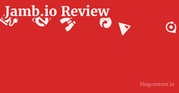 Jamb.io Review 1 by Partners