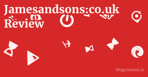 Jamesandsons.co.uk Review 1 by Partners