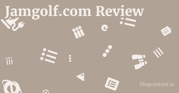 Jamgolf.com Review 1 by Partners